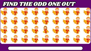 Find the ODD One Out in 5seconds🎇 | Emoji Quiz | Easy, Medium, Hard, Impossible | Find odd one quiz|