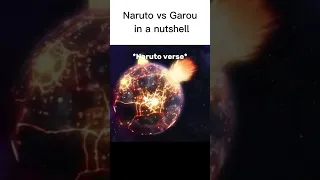 Naruto vs Garou in a nutshell #anime #naruto #onepunchman #viral