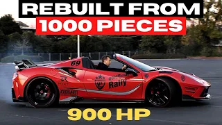 Ferrari 488 Mansory Rebuilt From 1000+ PIECES & Drifting!! - With 900 HP!! (VIDEO #102)