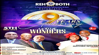 9th Year Anniversary Rehoboth City God Of Wonders (Isaiah 9:6) | Rccg Rehoboth City | 5/5/2024