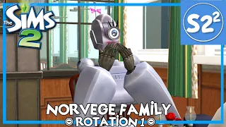 🤖 ROTATION 1 - NORVEGE FAMILY | SERVICE AREA | THE SIMS 2 🤖