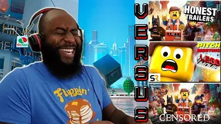 The Lego Movie - Pitch Meeting Vs. Honest Trailer Vs. Unnecessary Censorship Reaction