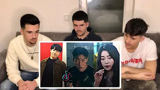 FNF REACTS to KDRAMA TIKTOK COMPILATON for @daimozone  #kdramafirsttime