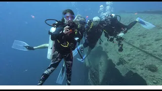 El Mina wreck Hurghada Egypt