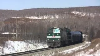 Mixed freight on the Binzhou line! (HD)