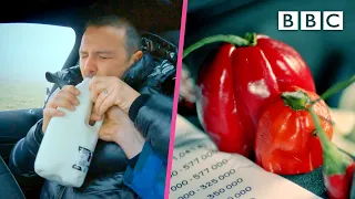 SPICY Chilli Driving Challenge 🌶🥵️ | Top Gear - BBC