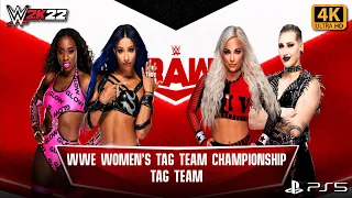 FULL MATCH - Sasha and Naomi vs. Liv Morgan and Rhea Ripley - WWE Women's Tag Team Championship: Raw