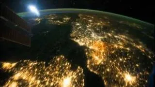 Earth Night Time Recorded from Space w/ Music