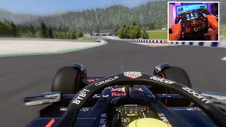 F1 2023 REALISTIC LAP AT THE RED BULL RING! - SF1000 wheel gameplay