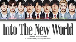 How Would ENHYPEN x ZEROBASEONE sing 'Into The New World' by Girls Generation | Color Coded Lyrics