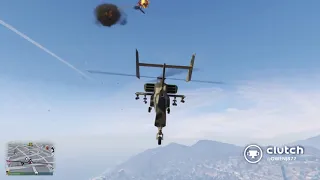 FH-1 Hunter vs Hydra GTA Online (Apache AH-64)