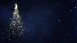 Glittery Spinning Christmas Tree - HD Video Background Loop