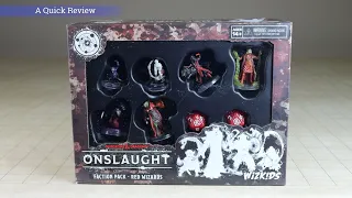 D&D Onslaught, Red Wizards Faction Pack, Pre-Painted Miniatures, A Quick Review