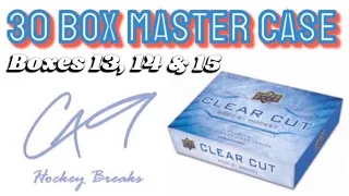 2020-2021 Clear Cut - 3 Boxes - Master Case Boxes 13, 14 & 15 of 30 - c49HockeyBreaks Box Break #400