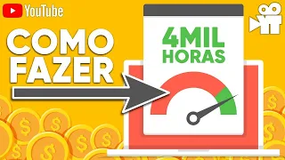 Esse vídeo duplicara seu tempo de exibição e minutos-4 mil horas no seu canal para monetizar