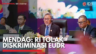 Mendag: RI Tolak Diskriminasi EUDR | IDX CHANNEL