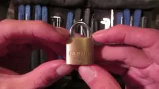 Abus No. 55/25 Padlock Picked Open