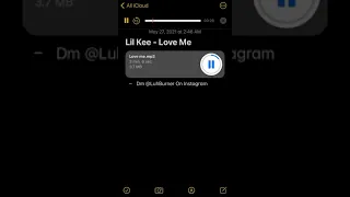 Unreleased Lil Kee - Love Me