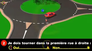 Nouveaux examen 👍 2023🕗 @CodeDeLaRouteEnFrance  🇫🇷 Sérié #6 Q 01 à 40 Panneaux de signalisation