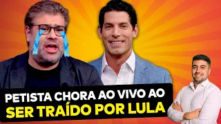 Petista CHORA AO VIVO ao ser traído por Lula: faz o “L”