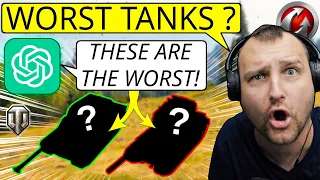 ChatGPT Told Me What Are the Worst Tier IX and Tier X Tanks! | World of Tanks