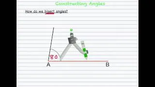 How to Construct 30, 45, 60, 90, and 120 degrees