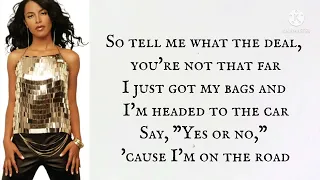 Aaliyah - Come Over (Lyrics)