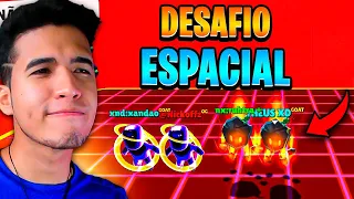 METEORO ☄️ VS  ESPAÇO 💫 2V2 DAS GALÁXIAS MAIS INSANO DO BLOCK DASH LENDÁRIO 🔥