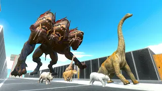 Escape from the Corridor of Monsters - Animal Revolt Battle Simulator