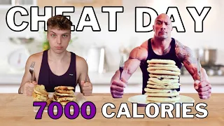 I Ate the Rock's BIGGEST Cheat Meals | 7,000 CALORIES!