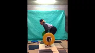 [Weightlifting] Hang Snatch 75kg attempt
