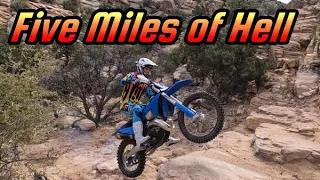 The hardest dirt bike trail in Utah? 5 Miles of Hell!