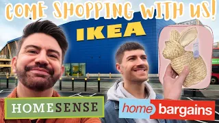 COME SHOPPING WITH US! WHAT'S NEW IN IKEA, HOMESENSE & HOME BARGAINS FOR SPRING 2024 | MR CARRINGTON