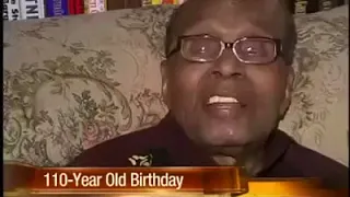 Man tells secret to 110 years age.