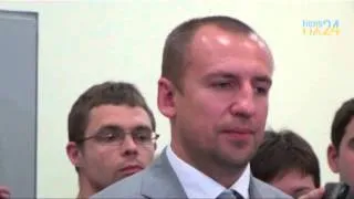 Брифинг прокурора О.Пушкаря и защитника С.Власенко после допроса Кириченко