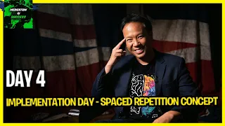 Day 4 - Implementation Day - Spaced Repetition Concept |Unleash Your Superbrain | Jim Kwik