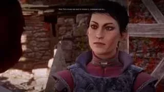 Dragon Age™: Inquisition Inquisitor teases Cassandra for reading Varric´s smutty books.