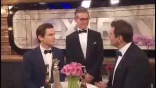 Matt Bomer's Interview after receiving Golden Globe Award