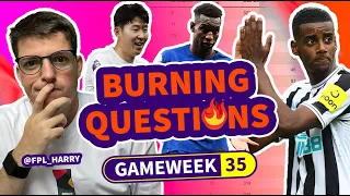 🔥 FPL BURNING QUESTIONS GW35 | WILDCARD Q&A with @FPLHarry | Fantasy Premier League Tips 2023/24