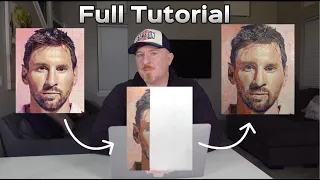 My full Painting Process using "The Grid Method"