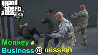 Monkey business  mission  # GTA 5    PS4 100%