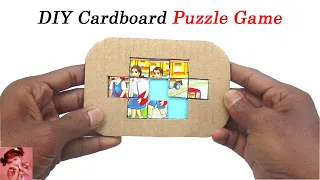 Cardboard Puzzle Game for Kids | How to Make Cardboard Puzzle Game at Home | DIY Puzzle Game Ideas