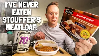 I've never eaten Stouffer's Meatloaf (& I got a NewAir Beverage Fridge!) 🥩🍞🍺