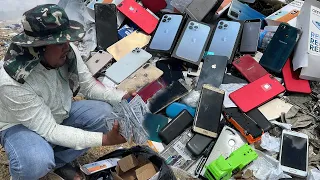 Restoring Destroyed Abandoned phone a landfill, Oppo A53 Cracked