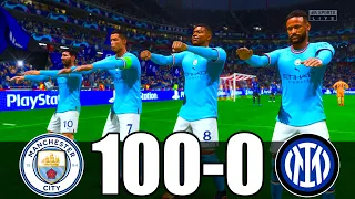 FIFA 23 | RONALDO, MESSI, MBAPPE, NEYMAR, ALL STARS | MANCHESTER CITY 100 - 0 INTER | UCL FINAL