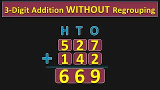 Class 2 | Addition of 3-digit numbers WITHOUT regrouping | PMCE