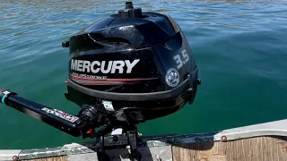 Mercury 3.5hp Speed Test