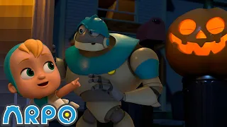 Spooky Cooking Night - Squirrel & Cookies | Baby Daniel and ARPO The Robot | Funny Cartoons for Kids