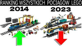 RANKING WSZYSTKICH POCIĄGÓW Z LEGO #lego #lego2024 #fabio