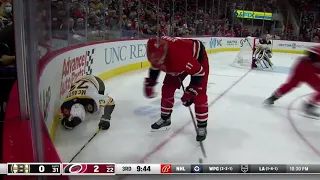 Jordan Staal Puts Huge Hit On Charlie McAvoy